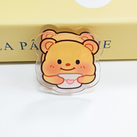 Mini-papier peint personnalisé en acrylique pour étudiants, motif mignon, logo holographique, pince à papier anime mignonne