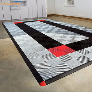 En gros revêtement de sol en plastique anti-dérapant pvc plancher extérieur en plastique <span class=keywords><strong>auto</strong></span>-videur carreaux de sol en plastique pour garage - Product Image 3