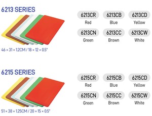 เขียงพลาสติกสำหรับล้างในเครื่องล้างจานได้ ไม่ลื่น ใช้เตรียมอาหารในครัว - Product Image 5