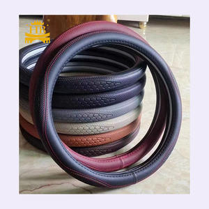 Usine Nouveaux Designs Volant Couvre PU Cuir Cadeaux pour <span class=keywords><strong>Voiture</strong></span> Couverture Volant - Product Image 6