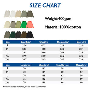 เสื้อสเวตเตอร์ขนาดใหญ่สะพายไหล่400GSM ผ้าคอตตอนผ้าเทอร์รี่ผ้าสวมหัวใส่ได้ทั้งชายและหญิงทรงหลวมใส่ได้พอดีกับความผ่อนคลายออกแบบโลโก้ได้ตามต้องการ - Product Image 6