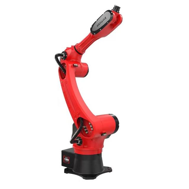 High Precision 6-Axis Articulated Robot Arm with Motor Gearbox 10kg Load 1500mm Working Radius for Handling Assembly Automation