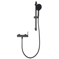 Ensemble de douche mural compact en acier inoxydable 304 sans plomb, fonction unique, avec douchette à main - Usine Kaiping