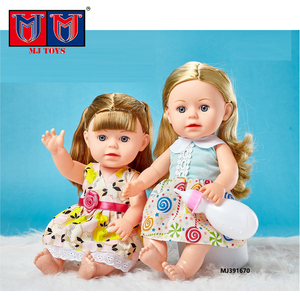 Haute qualité en gros 14 pouces poupée fille peut pleurer larmes pipi Simulation doux bébé poupées Silicone <span class=keywords><strong>Reborn</strong></span> poupée bébé jouets pour les filles - Product Image 2