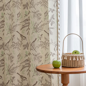 <span class=keywords><strong>Tende</strong></span> digitali stampate in stile persiano fiori e uccelli sono adatti per feste di vacanza vita quotidiana case hotel bar e così via - Product Image 4