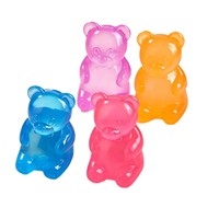 Bonbons Gélifiés Ours en TPR Couleurs Unies, Jouet Anti-Stress Maltose Squishy, Boîte Mystère, Gadget de Décompression et de Ventilation, Transfrontalier