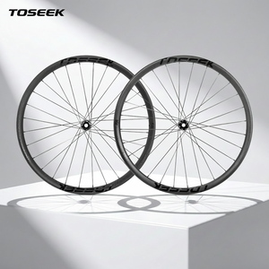 Jantes de <span class=keywords><strong>VTT</strong></span> en fibre de carbone TOSEEK 29 pouces, jeu de roues en carbone léger pour <span class=keywords><strong>VTT</strong></span>, jantes clincher à rayons droits 28 trous - Product Image 1