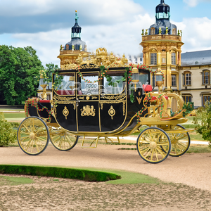 Custom Designed Royal Wedding Horse Drawn Carriages <b>Special</b> <b>Transportation</b> for Royal Occasions - Product Image 1