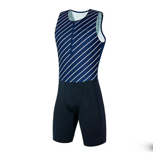 Combinaison de triathlon en polyester et élasthanne à séchage rapide, personnalisable avec logo, imprimée par sublimation, pour hommes, femmes, athlètes, équipes et triathlètes professionnels – Meilleures ventes - Product Image 2