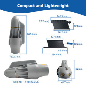 Motor Subacuático para Kayak de Pesca y <span class=keywords><strong>Bote</strong></span> Inflable, Propulsor de Alta Velocidad para Tubo Flotante Inflable - Product Image 5