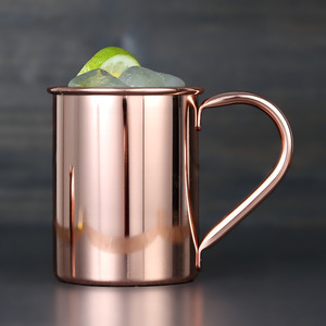 Mug en acier inoxydable 304 à forme cylindrique, Mug Moscow Julie Mule, capacité de 420 ml, mug à <span class=keywords><strong>bière</strong></span> pour la Russie, Krusovice, <span class=keywords><strong>Warsteiner</strong></span> - Product Image 3