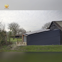 Structure en acier préfabriquée sur mesure pour l'élevage avicole, avec système solaire intégré, pour atelier et entrepôt