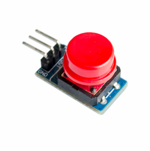 Módulo de tecla grande de 12x12 mm, módulo de botón grande, módulo de interruptor táctil ligero con tapa, salida de alto nivel para Raspberry Pi 3 - Product Image 1
