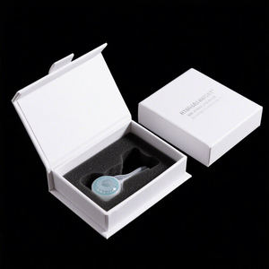 Caja <span class=keywords><strong>de</strong></span> papel especial reciclable personalizada para <span class=keywords><strong>lentes</strong></span> <span class=keywords><strong>de</strong></span> <span class=keywords><strong>contacto</strong></span> Cierre magnético con inserto <span class=keywords><strong>de</strong></span> esponja - Product Image 4