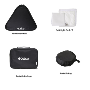 Accessoires de studio photo <span class=keywords><strong>Godox</strong></span> SFUV 60*60cm <span class=keywords><strong>Speedlite</strong></span> Soft Box avec support de fixation de type S pour flash d'appareil photo - Product Image 6