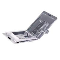 Boîte en plastique PP pliable personnalisée, recyclable, transparente, avec revêtement UV, pour l'emballage de gadgets électroniques, de petits articles de consommation, vente au détail