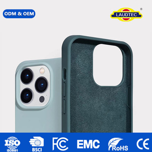 เคสโทรศัพท์ซิลิโคนเหลวแบบรักษ์โลก ปลอดสาร BPA ไร้กลิ่น นุ่ม ป้องกันอย่างดี สำหรับ iPhone 18 17 16 15 Pro Max - Product Image 1