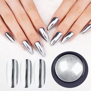 Polvo de inmersión holográfico para uñas Efecto espejo Pulido Arte de uñas con <span class=keywords><strong>brillo</strong></span> cromado <span class=keywords><strong>Manicura</strong></span> en polvo - Product Image 1