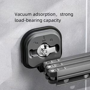 Складная ветрозащитная многофункциональная телескопическая настенная полка для сушки одежды из алюминиевого сплава высокого качества для семей - Product Image 3