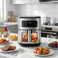 Four à convection Visual 6L, le meilleur selon Consumer Reports, pour cuisson sans huile, type friteuse à air chaud sans huile