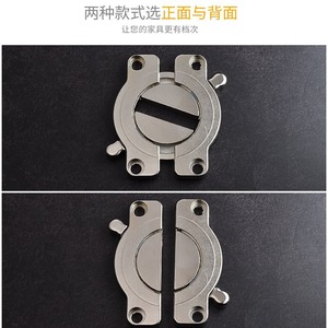 Connecteur combiné, connecteur planaire, alliage de zinc, placage nickel, installation facile, connexion sur surface plane, accessoire de quincaillerie - Product Image 5