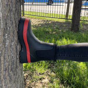 Modische Anpassbare Damen <span class=keywords><strong>Chelsea</strong></span> Gummistiefel Wasserdicht Rutschfest Knöchelhoch Neopren Gummi Regenstiefel Sommer/Winter - Product Image 5