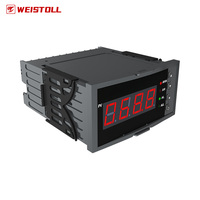 Contrôleur de niveau intelligent Weistoll en plastique, capteur de niveau d'eau, liaison automatique pompe/vanne, contrôle de niveau multi-boucles, affichage numérique