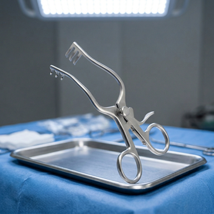 Retracteur West SR 14 cm 3X4 à pointes en éclats, en acier inoxydable allemand, instruments chirurgicaux manuels VIDIFIVE INTERNATIONAL VFI-PSR/005 CE - Product Image 3