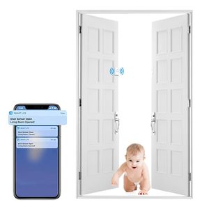 Sensore per Porte e Finestre Antela Wi-Fi a Batteria, Controllo tramite App, Sicurezza Domestica Intelligente, Bianco - Product Image 3