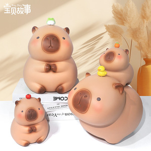 Tirelire Capybara en PVC avec motif grenouille pour enfants – Cadeau idéal - Product Image 3