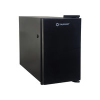 Mini-réfrigérateur de table électrique Meisda SC08A 8L avec refroidissement direct, porte vitrée à température unique pour le stockage du lait
