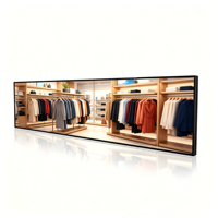 Écran LCD étiré 4K IPS OEM, écran tactile capacitif 10 points, panneau Android ultra-large, signalétique publicitaire pour magasin, garantie 1 an