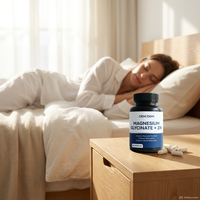 Capsules de glycinate de magnésium OEM/ODM, complément minéral pour la santé osseuse, soutien immunitaire, énergie pour les hommes, 2 capsules par jour