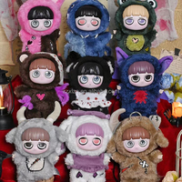 Authentique K.daydream Kiki Little Key Style gothique Night Elf Plush Pendant Trendy Collectible Vinyl Mystery Box for Birthday Gift