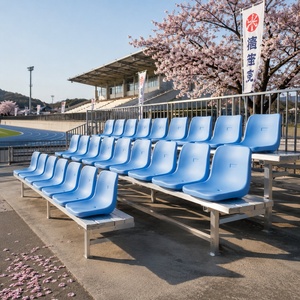 <strong>Rolling</strong> Portable Bleachers Lightweight Aluminum Alloy Frame Weather Resistant Grandstand for All Seasons Events Relocation - Product Image 4