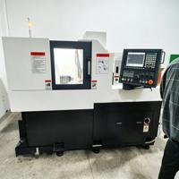 Tour CNC de haute précision SH265 à broche simple/double, tête de fraisage de précision à 2 axes, robuste