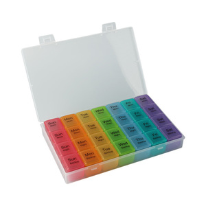 Pill Organizer Travel Pill Holder Cases Home Weekly Large Box for Vitamin Fish Oil Supplements Medication Cod Liver Oil