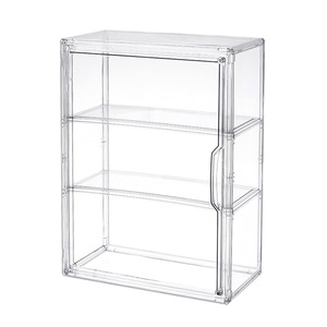 Ying Xin Transparent Cosmetic Storage Box 20-35L <b>Wall</b> Mounted Rectangular <b>Display</b> <b>Case</b> for Figurines - Product Image 1