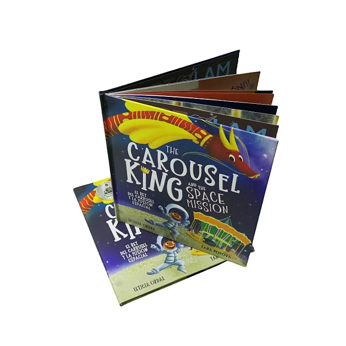 Индивидуальная печать в твердом переплете детская книга дошкольные образовательные книги испанская книжная печать