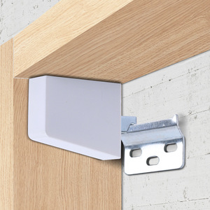 Soportes para colgar en el gabinete, de plástico y hierro, ocultos con cubierta, de fácil instalación para armario - Product Image 3