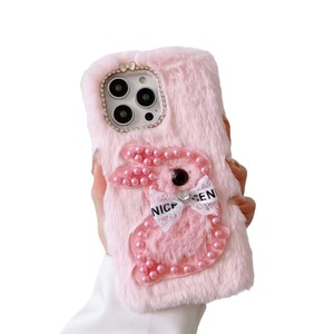 Mùa Thu/Mùa Đông Phiên Bản Cho Apple 17 Dễ Thương Thỏ Sang Trọng Trường Hợp Điện Thoại Cho 13/8P/<span class=keywords><strong>7</strong></span>/XS Bảo Vệ TPU Bìa Với Bao Gồm Điện Thoại Grip - Product Image 5