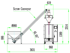 1KG baharat buğday unu kahve biber süt tozu ambalaj otomatik dikey formu dolum sızdırmazlık VFFS kılıfı paketleme makinesi - Product Image 6