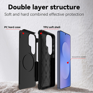 Étui de téléphone magnétique robuste à double couche anti-choc Box Armour Heavy Duty Defender pour <span class=keywords><strong>Samsung</strong></span> <span class=keywords><strong>Galaxy</strong></span> S26 S25 Ultra - Product Image 5