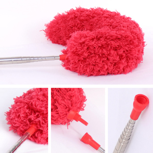 Cầm tay dài-xử lý thép không gỉ Telescopic Slit bụi làm sạch ống thân thiện với môi dùng một lần - Product Image 2