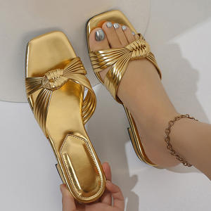 Sandalias Planas de Verano para Mujer, Sandalias Casuales Abiertas y Cómodas para la Playa, Zapatos Planos de Moda - Product Image 4