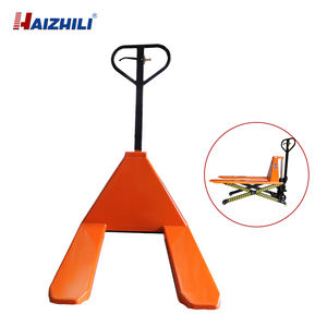 Haizhili gunting truk palet angkat tinggi truk palet hidrolik 1000kg 1500kg truk Forklift tangan Jack palet - Product Image 2