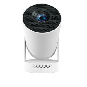 HY300PRO + جهاز عرض منزلي التركيز القصير جدا نموذج مدفع محمول مع مصباح ليد يدعم نسخة 4K مطورة - Product Image 1