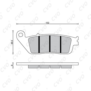 Pièces détachées pour moto Honda <span class=keywords><strong>CBR</strong></span> <span class=keywords><strong>250</strong></span> RB/RC/CB 750 SUZUKI GSX250R/DL250 KYMCO Xciting 500Ri <span class=keywords><strong>Yamaha</strong></span> WR 125X Plaquettes de frein FA142 - Product Image 5