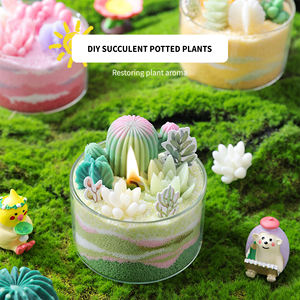 Vela Aromática <span class=keywords><strong>de</strong></span> Cera <span class=keywords><strong>de</strong></span> Soja <span class=keywords><strong>con</strong></span> Forma <span class=keywords><strong>de</strong></span> <span class=keywords><strong>Cactus</strong></span>, en Maceta, Regalo Romántico para Acción <span class=keywords><strong>de</strong></span> Gracias o Navidad, Adorno Decorativo - Product Image 3