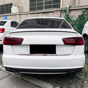 สปอยเลอร์หลังคาร์บอนไฟเบอร์ลายดั๊กเทลสำหรับ Audi A6 S6 C7 ปี 2012-2018 - Product Image 2